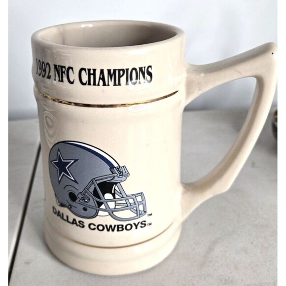 Dallas Other - DALLAS COWBOYS Beer Stein-2002 NFC Champions